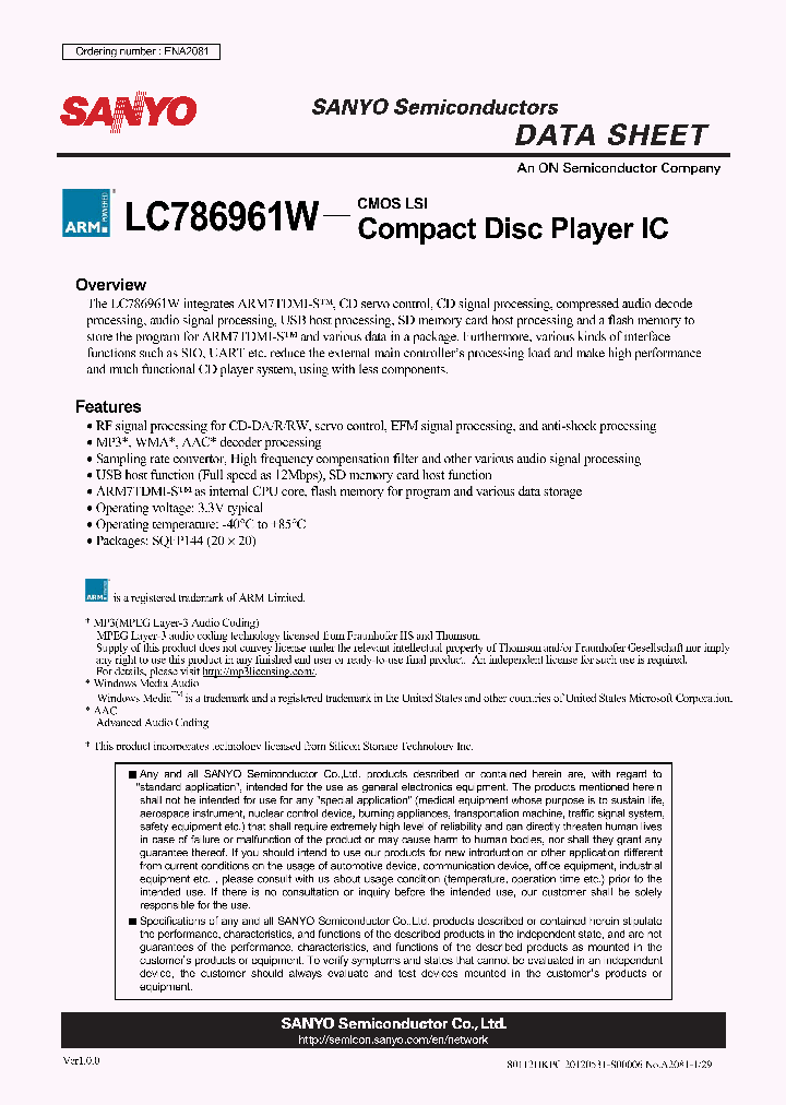 LC786961W_5403076.PDF Datasheet