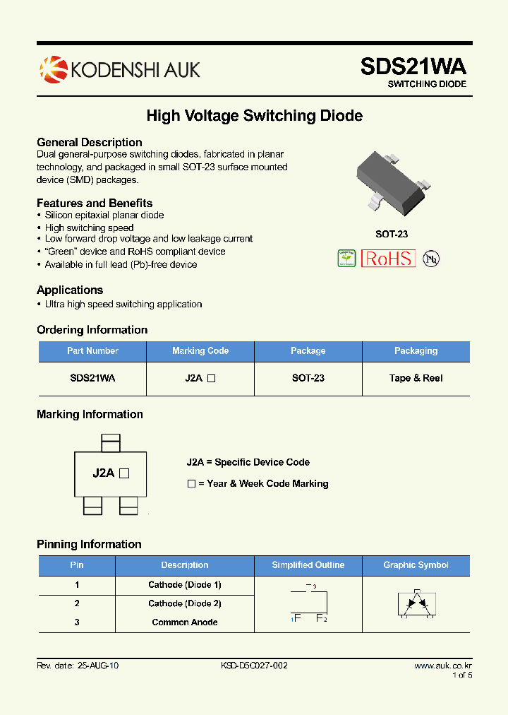 SDS21WA_5407998.PDF Datasheet