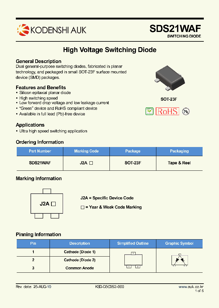 SDS21WAF_5407999.PDF Datasheet