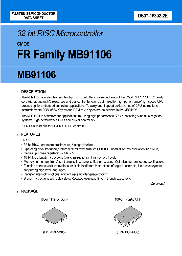 MB91106_5410408.PDF Datasheet