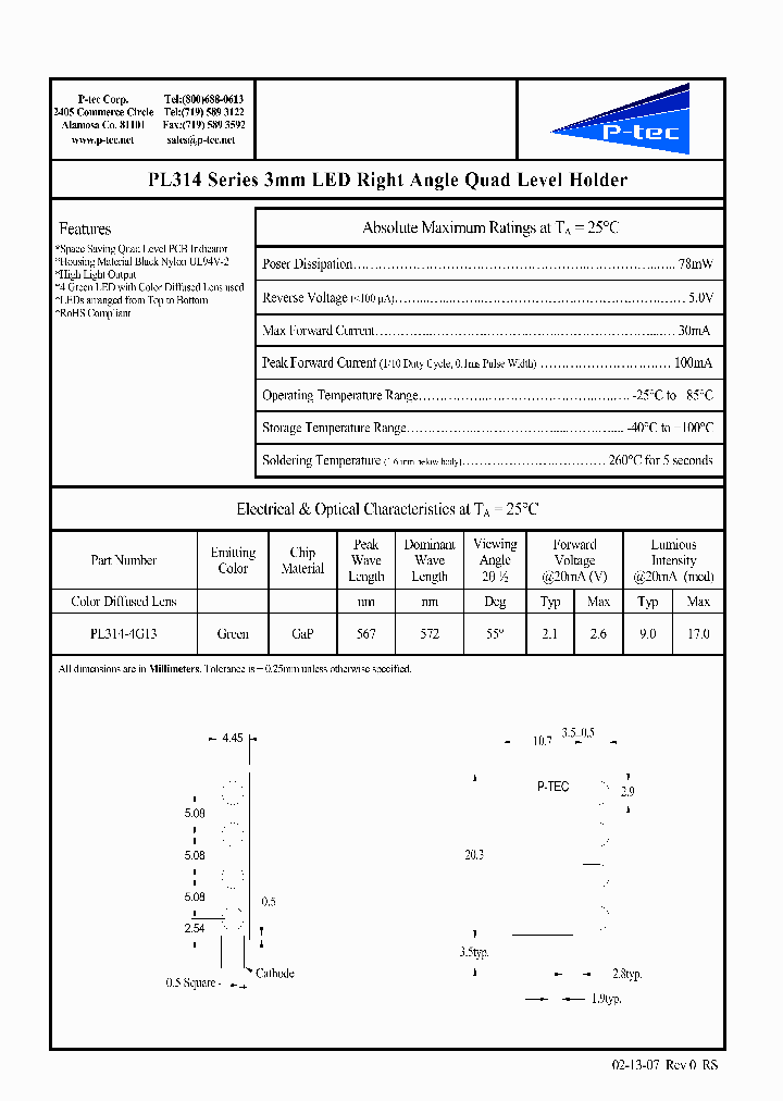 PL314-4G13_5411762.PDF Datasheet