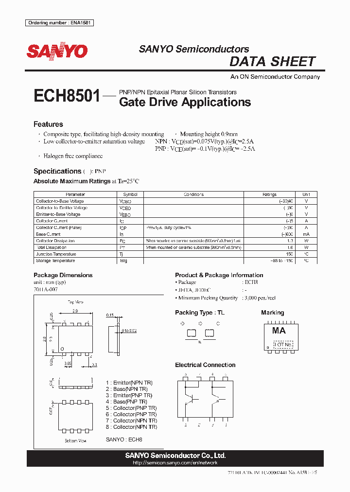 ECH8501_5412659.PDF Datasheet