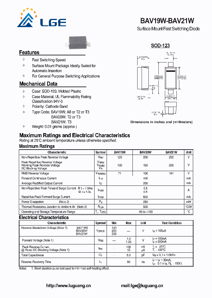 BAV21W_5416563.PDF Datasheet