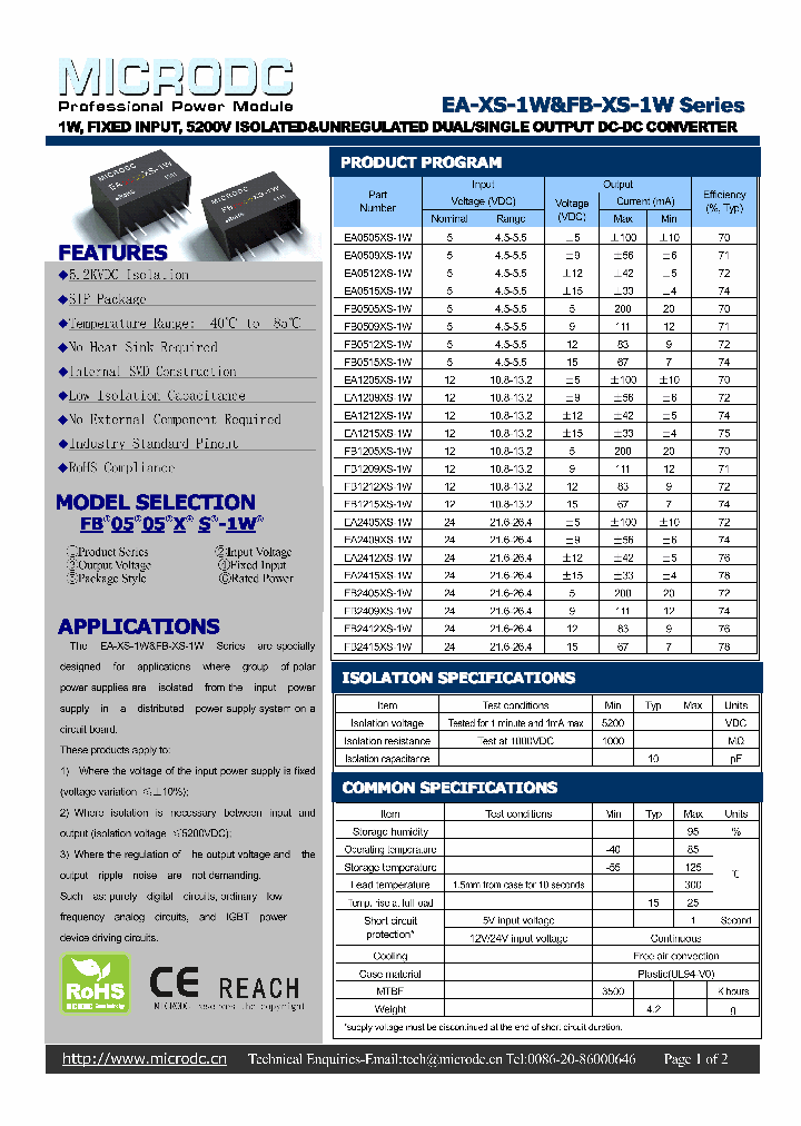 EA-XS-1W_5425069.PDF Datasheet