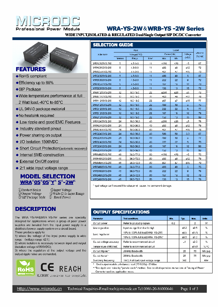 WRA-YS-2W_5426341.PDF Datasheet