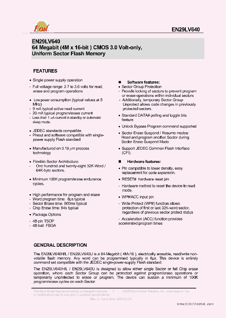 29LV640_5431058.PDF Datasheet