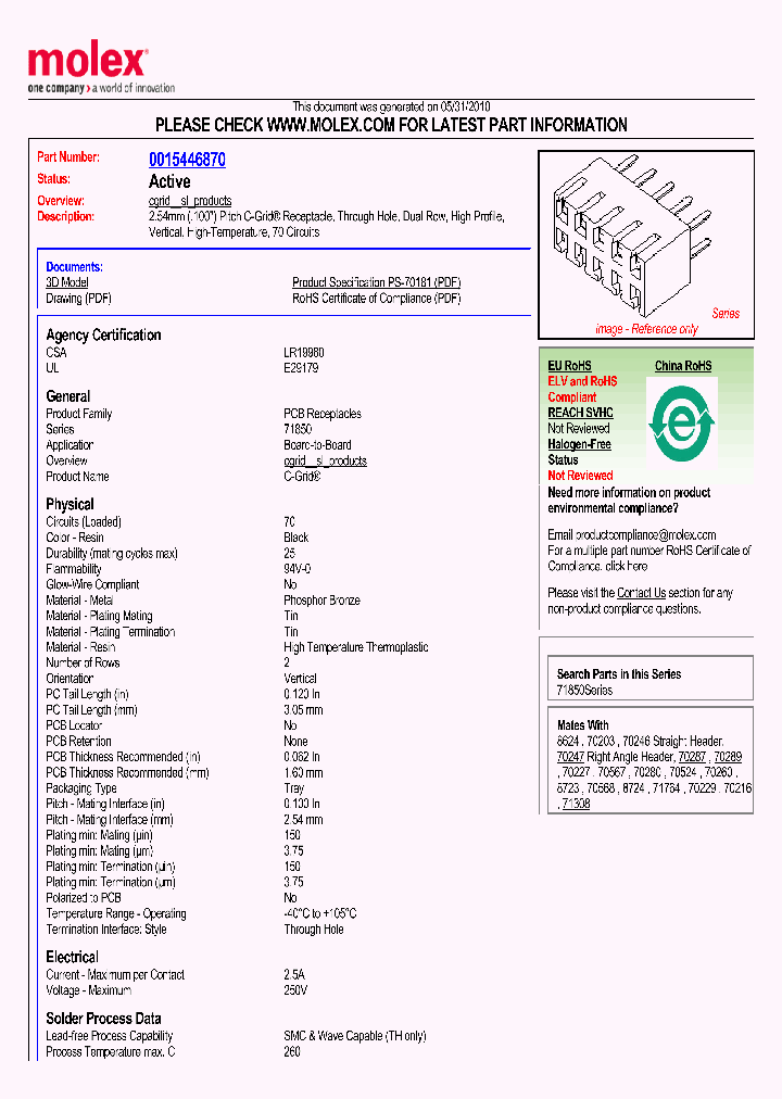 71850-0098_5430880.PDF Datasheet