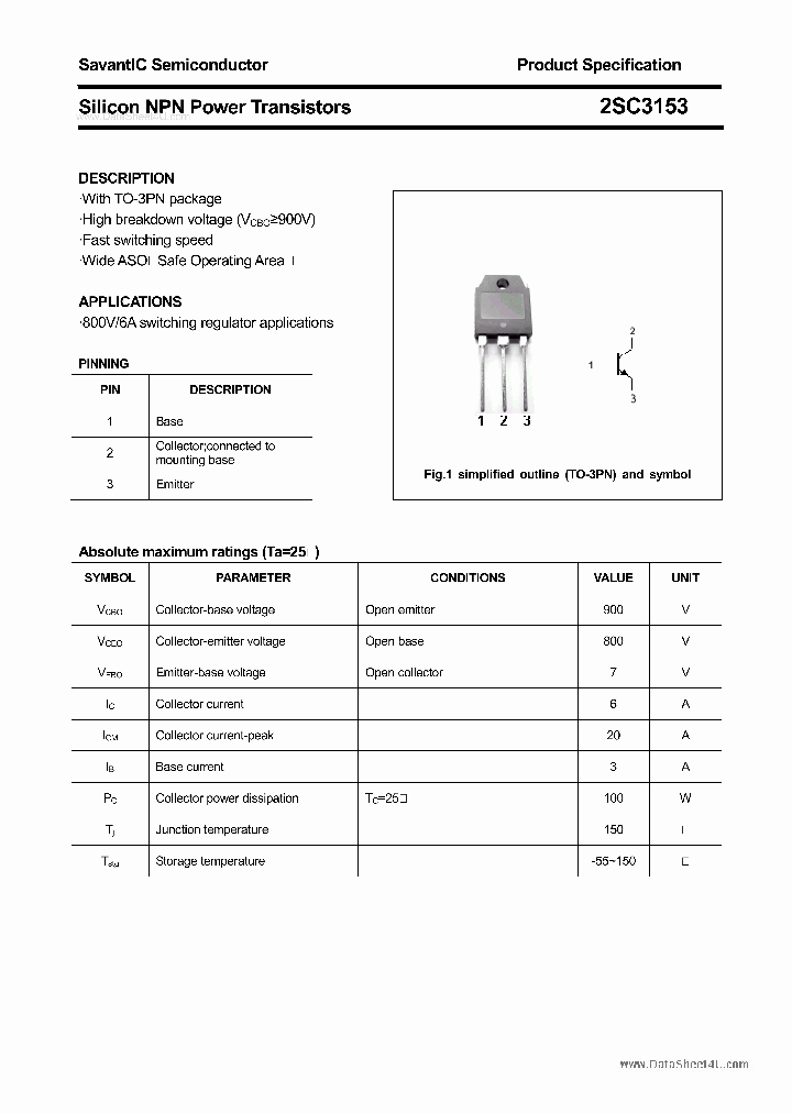 2SC3153_5448299.PDF Datasheet