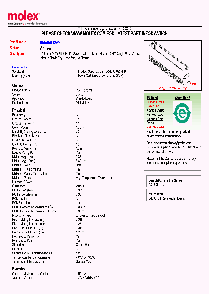 55450-1369_5447888.PDF Datasheet