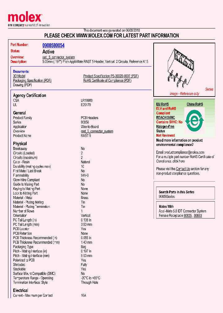 0908580054_5450800.PDF Datasheet