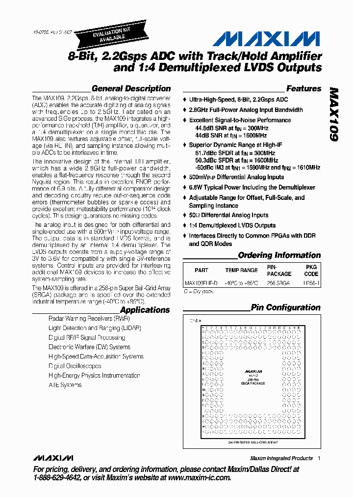MAX109EHF-TD_5461830.PDF Datasheet