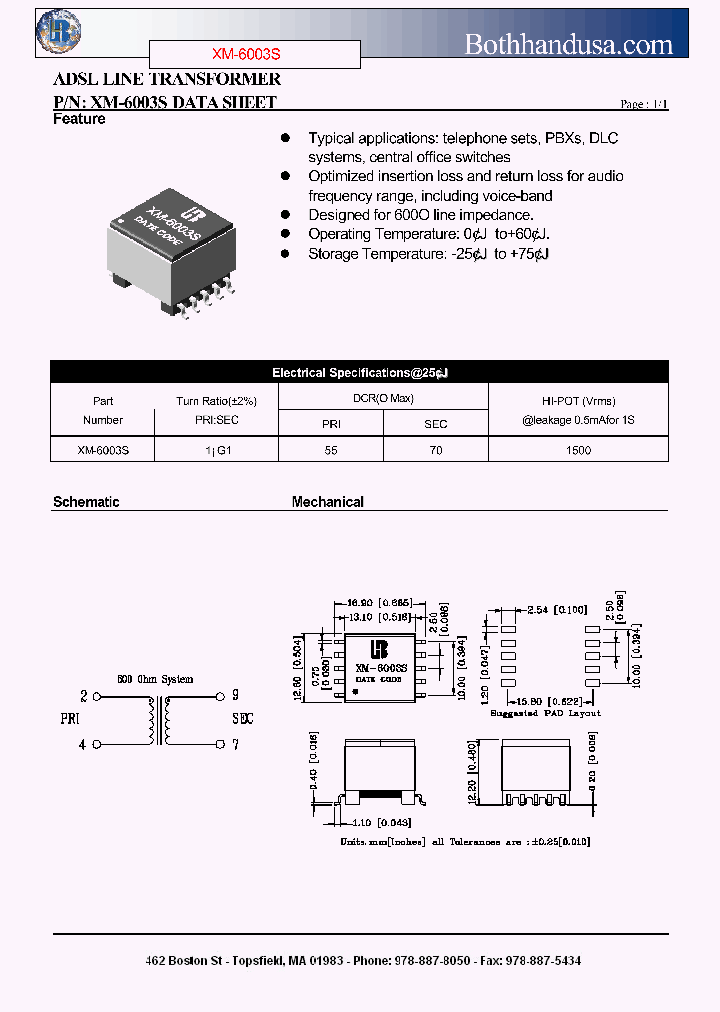 XM-6003S_5464098.PDF Datasheet