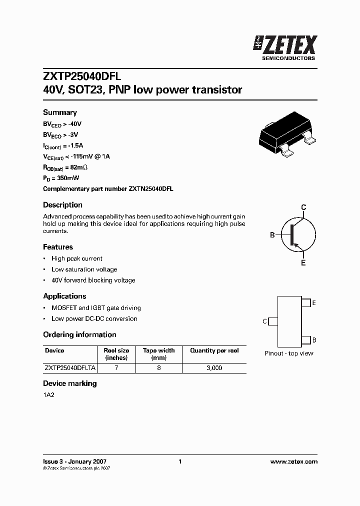 ZXTP25040DFL_5472858.PDF Datasheet