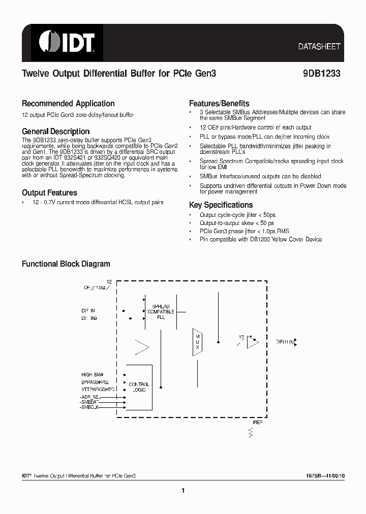 9DB1233_5495836.PDF Datasheet