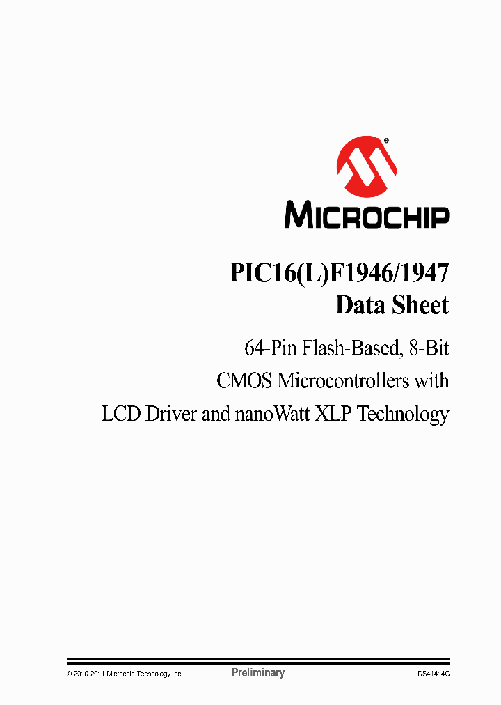 PIC16F194611_5498511.PDF Datasheet