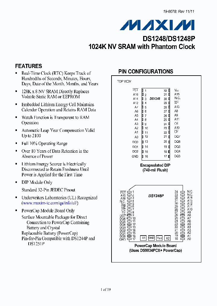 DS1248P_5499984.PDF Datasheet