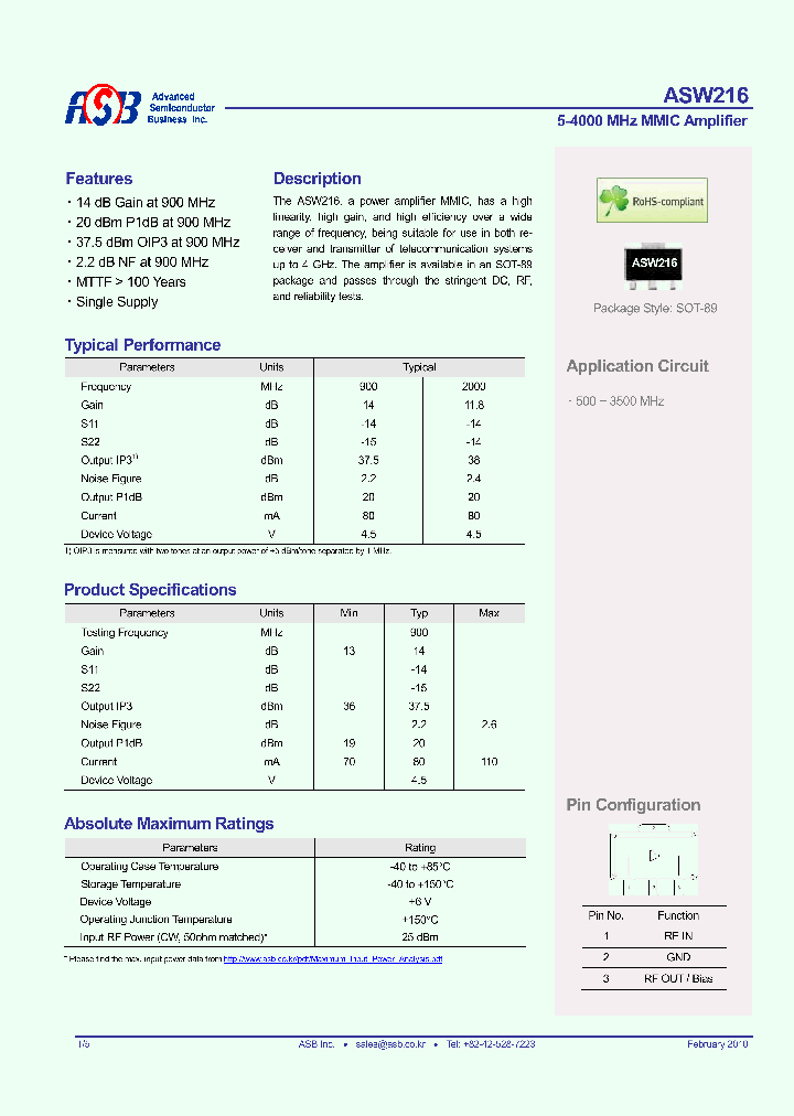 ASW216_5518942.PDF Datasheet