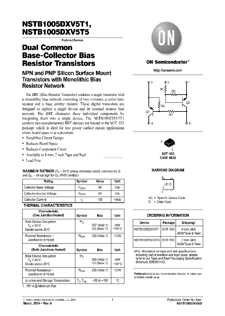 NSTB1005DXV5T1_5519879.PDF Datasheet