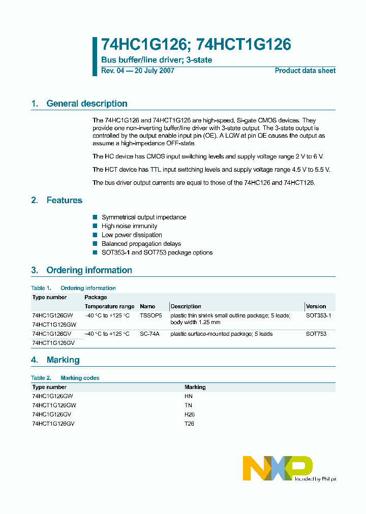 74HC1G126GV_5521100.PDF Datasheet