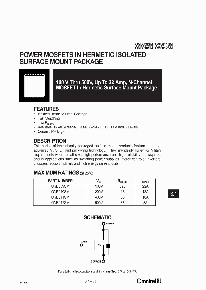 OM6011SM_5529711.PDF Datasheet