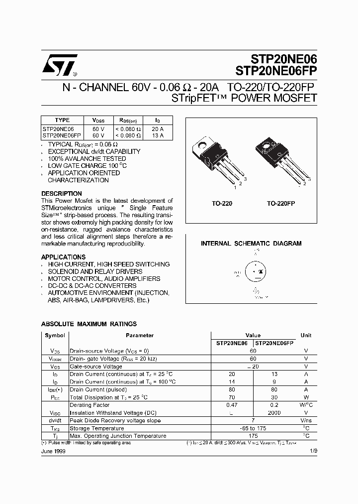 STP20NE06_5534715.PDF Datasheet