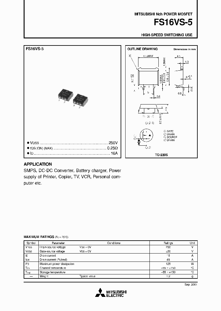 FS16VS-5_5539209.PDF Datasheet