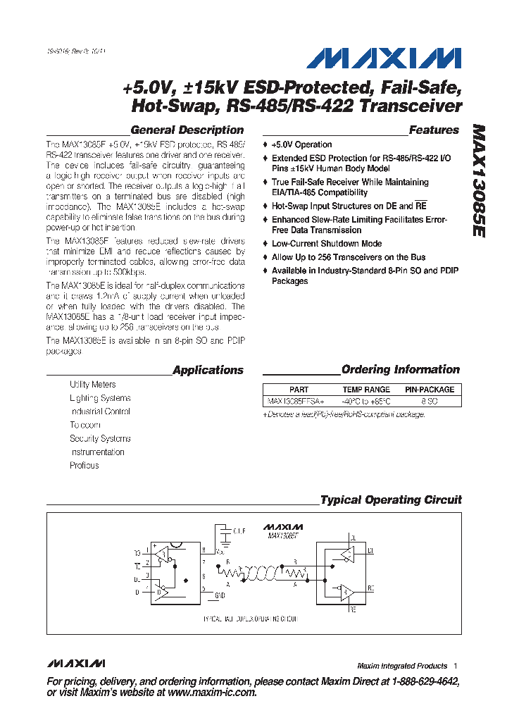 MAX13085E_5548627.PDF Datasheet