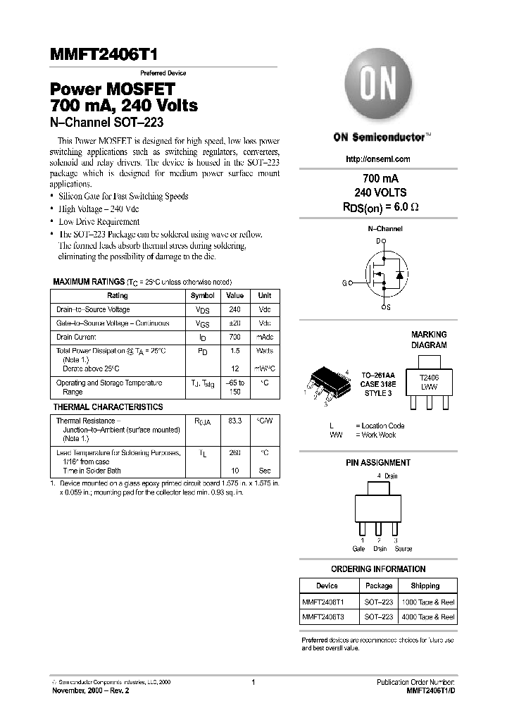 MMFT2406T1-D_5564955.PDF Datasheet