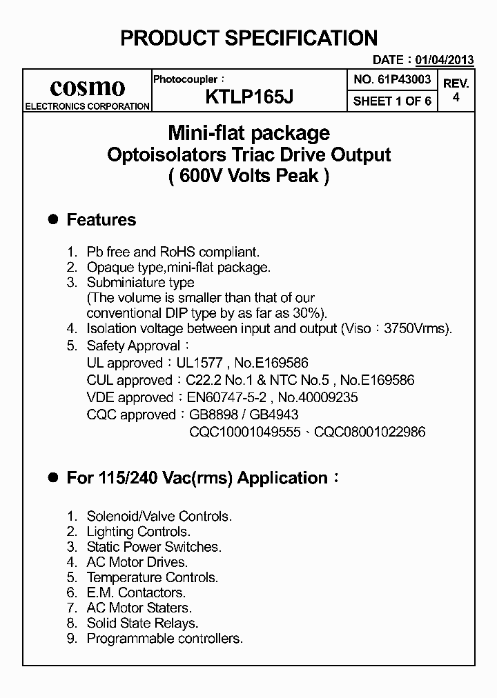 KTLP165J13_5566082.PDF Datasheet