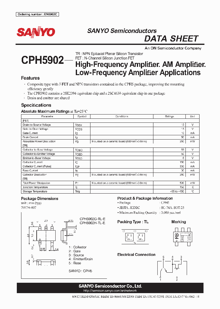 CPH5902G-TL-E_5578270.PDF Datasheet