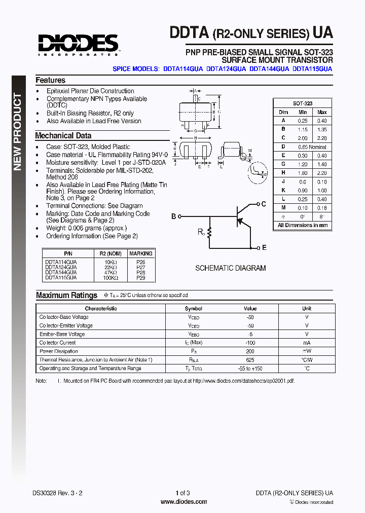 DDTA114GUA_5585574.PDF Datasheet