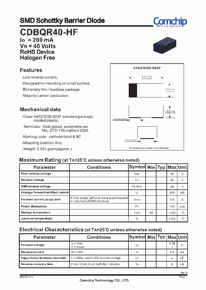 CDBQR40-HF12_5604695.PDF Datasheet