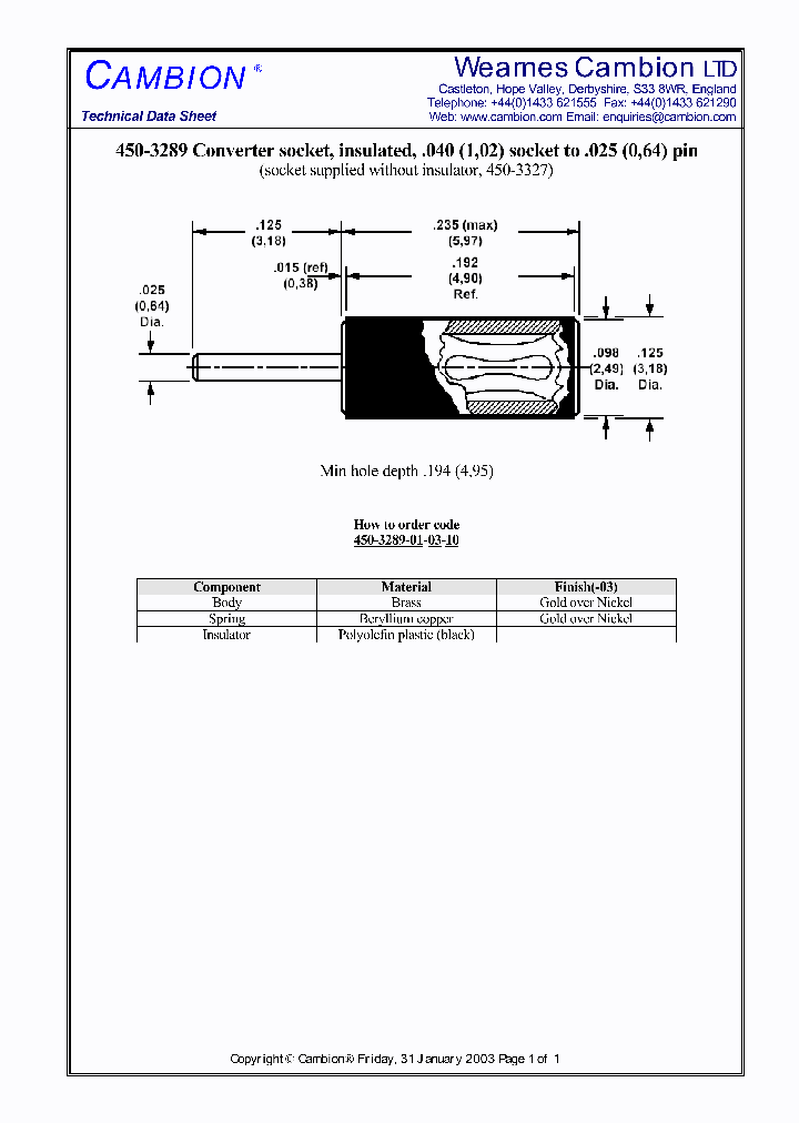 450-3289_5624944.PDF Datasheet