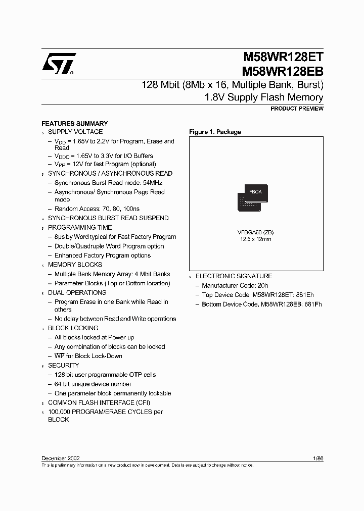 M58WR128ET_5627829.PDF Datasheet