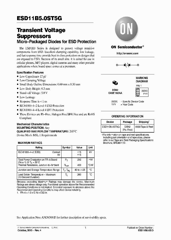 ESD11B50ST5G_5634357.PDF Datasheet