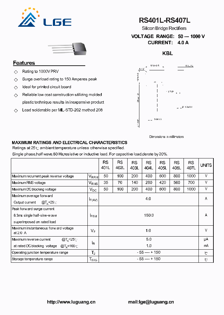 RS401L_5646319.PDF Datasheet
