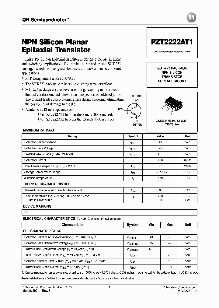 PZT2222AT1-D_5662377.PDF Datasheet