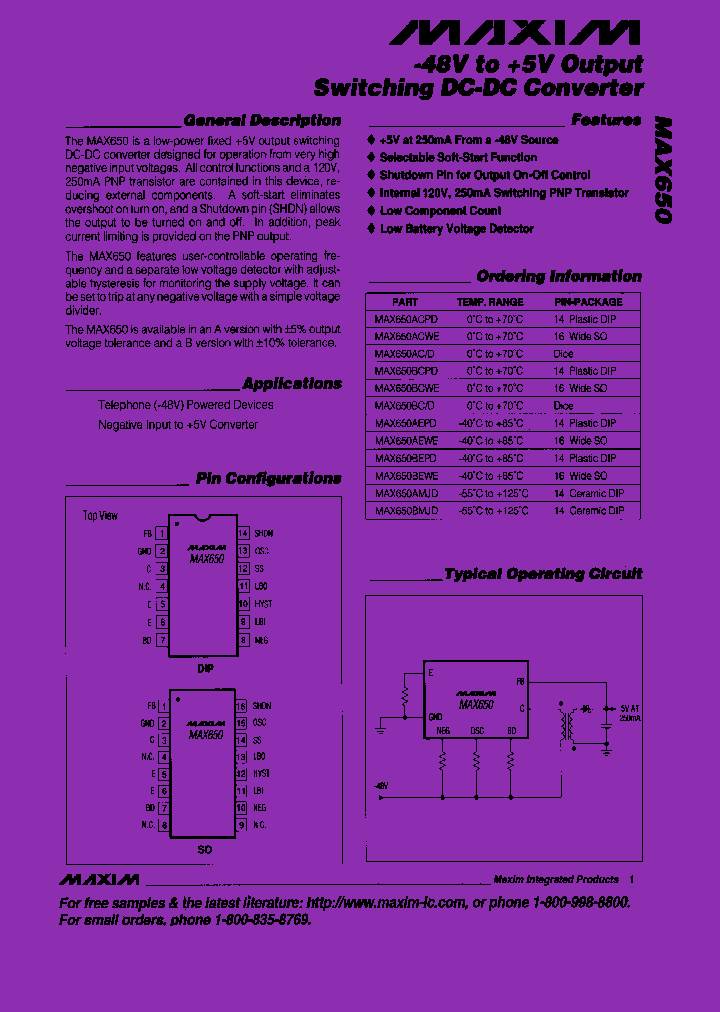 MAX650ACWE_5670740.PDF Datasheet