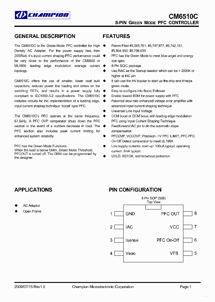 CM6510C_5675437.PDF Datasheet