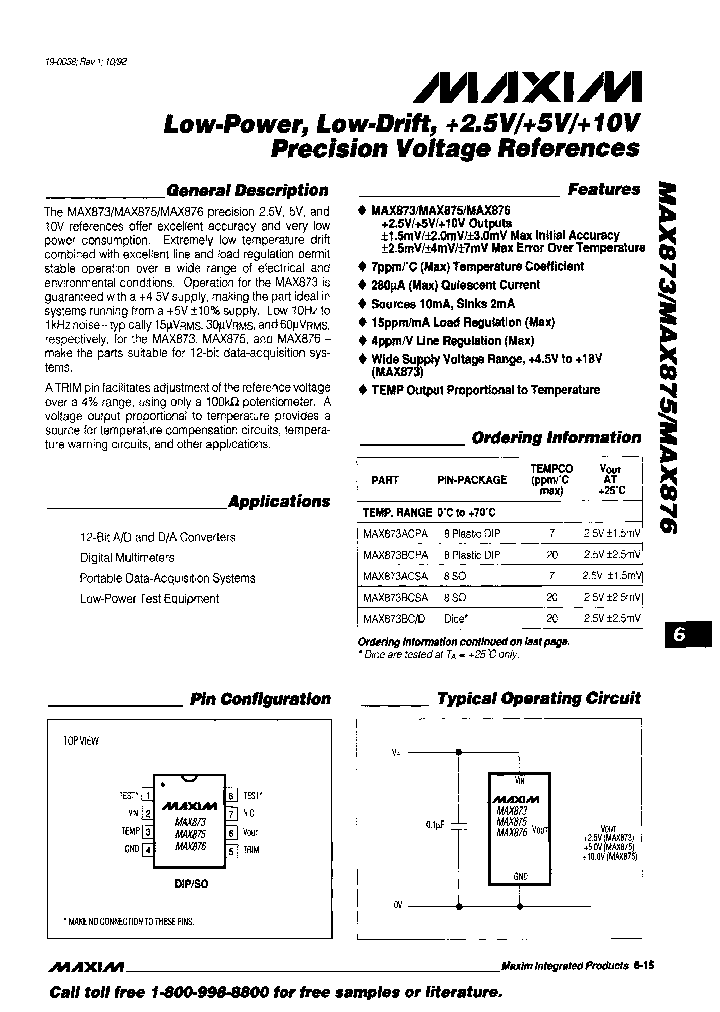 MAX873BESAT_5688731.PDF Datasheet