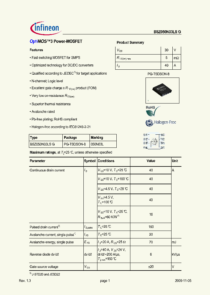 BSZ050N03LSG_5689081.PDF Datasheet