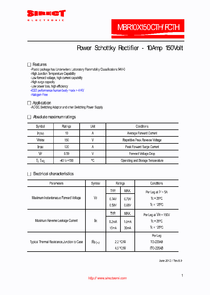 MBR10X150CTH_5689117.PDF Datasheet