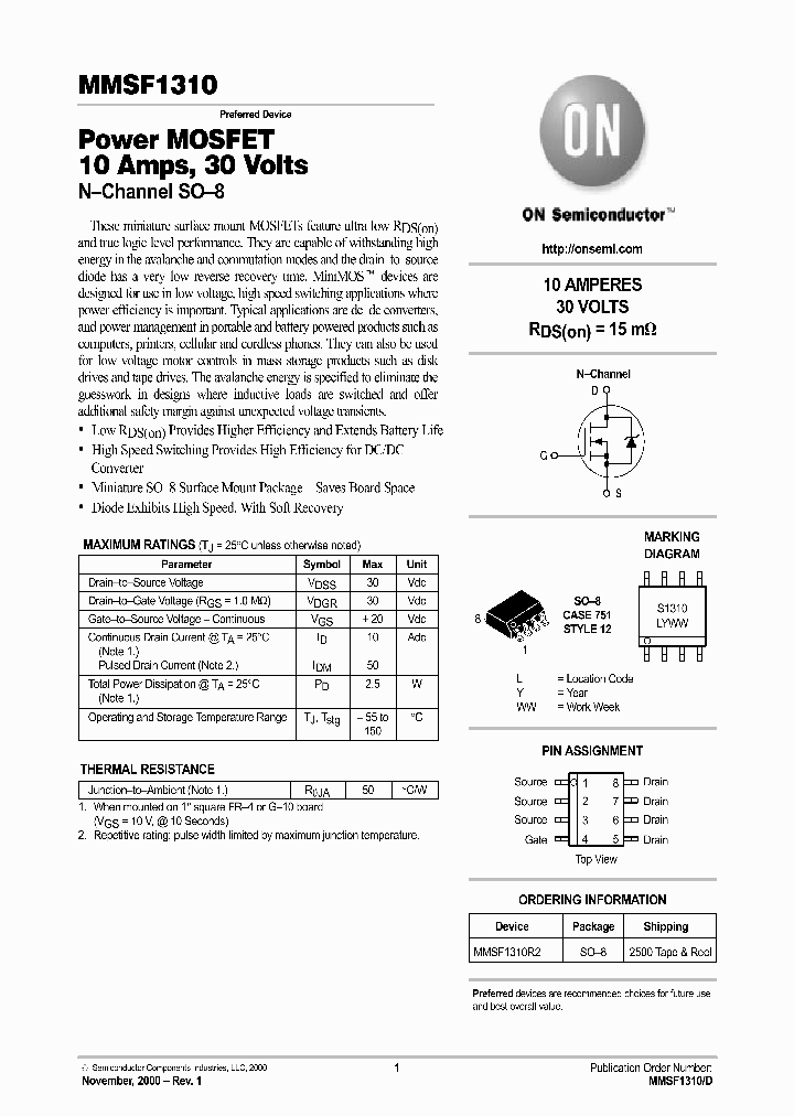 MMSF1310-D_5695295.PDF Datasheet