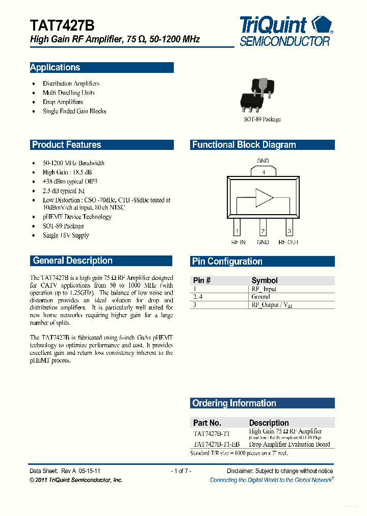 TAT7427B_5700936.PDF Datasheet