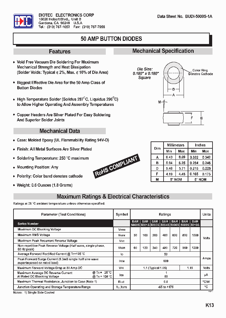 BUDI-5000S-1A_5732425.PDF Datasheet