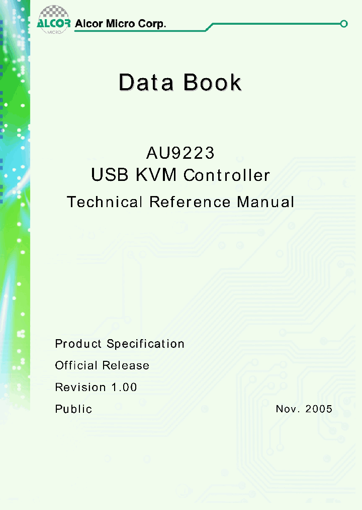 AU9223_5740873.PDF Datasheet