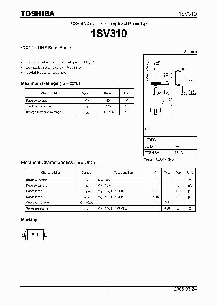 1SV310_5748477.PDF Datasheet