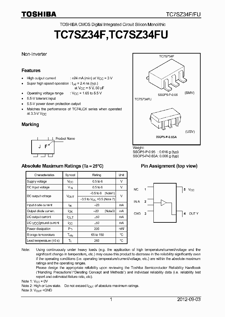 TC7SZ34FU12_5760849.PDF Datasheet