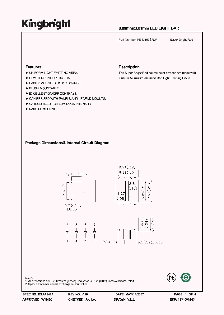 KB-D100SRW_5761461.PDF Datasheet