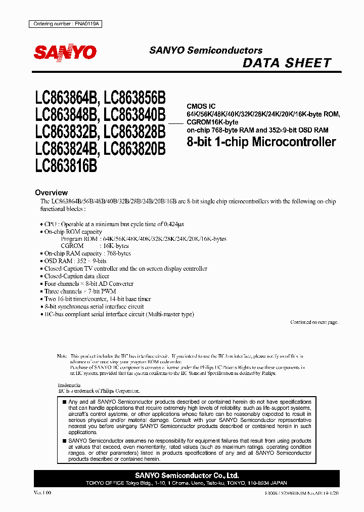 LC863820B_5768667.PDF Datasheet